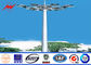 Anticorrosive Round 25M HDG Plaza High Mast Pole with Round Lamp Panel nhà cung cấp