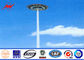 Galvanized Tapered 30m High Mast Light Pole , Residential Outdoor Light Poles nhà cung cấp