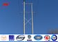 30ft 66kv small height Steel Utility Pole for Power Transmission Line with double arms nhà cung cấp