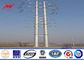 16sides 8m 5KN Steel Utility Pole for overhead transmission line power with anchor bolt nhà cung cấp