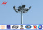 Powder Coated Outdoor Industrial Light Poles 35m / Galvanized Street Light Pole nhà cung cấp