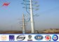 12sides 10M 2.5KN Steel Utility Pole for overhed distribution structures with earth rod nhà cung cấp