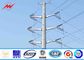 18M 12.5KN 4mm thickness Steel Utility Pole for overhead transmission line with substational character nhà cung cấp