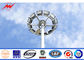 Multi Sided 25m Tunnels High Mast Pole With Lifting System 3 mm Thickness nhà cung cấp