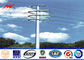 Sided Multi Sided 8m 25 KN Metal Utility Poles For Overhead Electric Power Tower nhà cung cấp