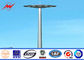 35M Round Galvanized Stadium High Mast Light Pole With 400kg Rasing Lifting System nhà cung cấp
