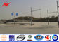 OEM Outdoor Conical 6m Parking Lot Lighting Pole With Single Bracket nhà cung cấp