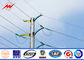 Conical 25FT 132kv Bitumen Metal Utility Poles For High Voltage Transmission Lines nhà cung cấp