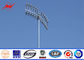 Waterproof 36m Welding Black Colar High Mast Pole for Airport lighting nhà cung cấp