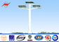 Professional 25m 8 Sides Galvanized Steel Outdoor Square Light Pole 10  KV ~550 KV nhà cung cấp