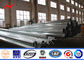 138 kv Bitumen Electrical Galvanized Steel Pole With CO2 welding / Submerged Arc Auto Welding nhà cung cấp