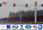 Octagonal Steel Street Lighting Poles Traffic Light Signals With Powder Coating nhà cung cấp