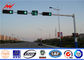 6000mm Height Galvanized Traffic Light Signals Columns Single Bracket For Horizontal Mounting nhà cung cấp