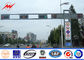 Q235 Frame polygonal / Round Highway Road Sign Board With Single Arm nhà cung cấp