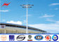 Gr65 Steel Tubular Pole High Mast Light Pole Single Double / Triple Arm For Stadium nhà cung cấp