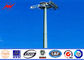 28m Q345 Customized Galvanized High Mast Pole With Lifting Systems nhà cung cấp