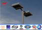 10M Blue Square Light Street Lighting Poles 4mm Thickness 1.5m Light Arm For Parking Lot nhà cung cấp