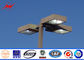 10M Blue Square Light Street Lighting Poles 4mm Thickness 1.5m Light Arm For Parking Lot nhà cung cấp