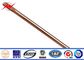 High Conductivity Copper Ground Rod 1/2&quot; 5/8&quot; 3/4&quot; Threaded Flat Pointed nhà cung cấp