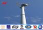 Professional Galvanized Mono Pole Tower Conical Shape With Anchor Bolt nhà cung cấp