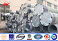 Gr65 Galvanized Steel Pole 14m 110kv Customized Metal Utility Poles nhà cung cấp