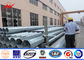 ISO 12m 3mm Thickness Galvanized Steel Pole For Tranmission Line nhà cung cấp