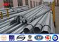 13m Hot Dip Galvanized Electrical Power Pole With Arms For Africa nhà cung cấp