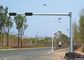 6500mm Height Galvanized Traffic Light Pole Columns Single Bracket For Horizontal Mounting nhà cung cấp