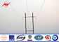 138kv Anti Corrosion Conical Steel Utility Pole For Power Transmission nhà cung cấp