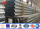 14M Galvanized Steel Transmission Pole 8 Sides Sections 4mm Wall Thickness nhà cung cấp