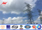 220 KV Round Galvanized Electrical Power Pole Transmission Line Poles ISO Approval nhà cung cấp