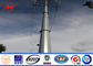 Polygonal 12m Galvanized Steel Pole 1000 Dan 300 Dan Steel Power Line Pole nhà cung cấp