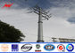 AWS D1.1 16m 6.9kv Power Line Pole / Steel Utility Poles For Mining Industry nhà cung cấp