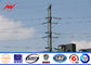 Medium Voltage Electric Power Pole AWS D 1.1 Steel Electrical Transmission Line Poles nhà cung cấp