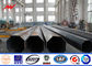 Tubular / Lattice Electrical Power Pole High Voltage Line Steel Transmission Poles nhà cung cấp