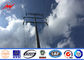 AWS D1.1 17M Galvanized Power Distribution 220 KV Steel Transmission Poles nhà cung cấp