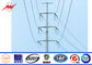 Outdoor Electrical Power Pole Power Distribution Steel Transmission Line Poles nhà cung cấp