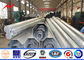 17M Round Tapered Galvanized Power Distribution Steel Transmission Poles AWS D1.1 nhà cung cấp