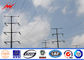 Hot Dip Galvanized Electrical Power Pole AWS D 1.1 69kv Transmission Line Poles nhà cung cấp