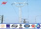ASTM A123 Galvanized Standard Steel Power Pole Distribution 69 KV Power Line Pole nhà cung cấp