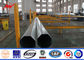 40ft 800 DaN Galvanized steel utility poles Electrical Power Monopole Q345 Material nhà cung cấp