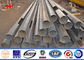 18m Power Transmission Line Steel Utility Pole Metal Utility Poles With Angle Steel nhà cung cấp