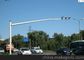 10m Cross Arm Galvanized Driveway Light Poles Street Lamp Pole 7m Length nhà cung cấp