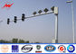 Galvanized Durable 8m Standard Traffic Light Pole With Double Arm / Single Arm nhà cung cấp