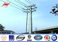 138 KV Anti Corrosion Conical Steel Utility Pole With 30000m Aluminum Conductor nhà cung cấp