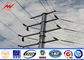 Bitumen 16M 5 KN Electrical Power Pole For Double Circuit Transmission Line nhà cung cấp