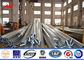 11.9m - 600dan Electric Galvanized Steel Pole Power Line Pole With Double Circuit nhà cung cấp