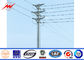 Philippine NPC 50FT - 70FT Electric Galvanised Steel Poles For Power Transmission nhà cung cấp