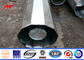 11M 2.5KN Octagonal Galvanized Steel Pole Bitumen Surface 34.5 KV Power Line Pole nhà cung cấp