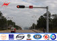 6m 12m Length Q345 Traffic Light / Street Lamp Pole For Traffic Signal System nhà cung cấp